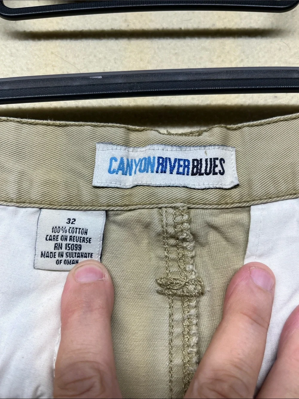 Canyon River Blues Men's Cargo Shorts - Light Tan